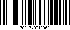 Código de barras (EAN, GTIN, SKU, ISBN): '7891748213967'