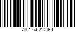 Código de barras (EAN, GTIN, SKU, ISBN): '7891748214063'