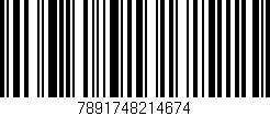 Código de barras (EAN, GTIN, SKU, ISBN): '7891748214674'