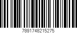 Código de barras (EAN, GTIN, SKU, ISBN): '7891748215275'