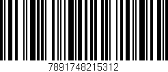 Código de barras (EAN, GTIN, SKU, ISBN): '7891748215312'