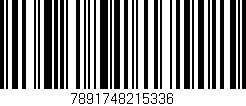 Código de barras (EAN, GTIN, SKU, ISBN): '7891748215336'