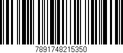 Código de barras (EAN, GTIN, SKU, ISBN): '7891748215350'