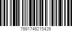 Código de barras (EAN, GTIN, SKU, ISBN): '7891748215428'