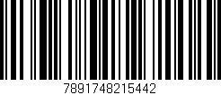 Código de barras (EAN, GTIN, SKU, ISBN): '7891748215442'