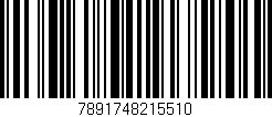 Código de barras (EAN, GTIN, SKU, ISBN): '7891748215510'