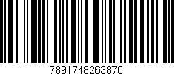 Código de barras (EAN, GTIN, SKU, ISBN): '7891748263870'