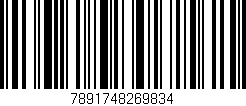 Código de barras (EAN, GTIN, SKU, ISBN): '7891748269834'