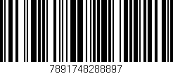 Código de barras (EAN, GTIN, SKU, ISBN): '7891748288897'