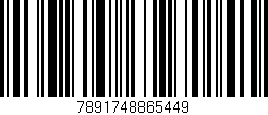 Código de barras (EAN, GTIN, SKU, ISBN): '7891748865449'