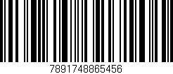 Código de barras (EAN, GTIN, SKU, ISBN): '7891748865456'