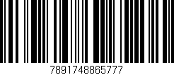 Código de barras (EAN, GTIN, SKU, ISBN): '7891748865777'