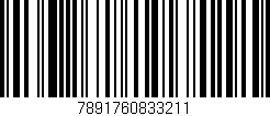Código de barras (EAN, GTIN, SKU, ISBN): '7891760833211'