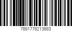 Código de barras (EAN, GTIN, SKU, ISBN): '7891778213883'