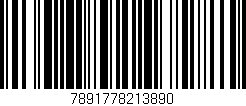 Código de barras (EAN, GTIN, SKU, ISBN): '7891778213890'