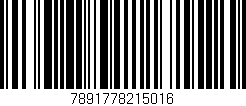 Código de barras (EAN, GTIN, SKU, ISBN): '7891778215016'
