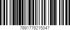 Código de barras (EAN, GTIN, SKU, ISBN): '7891778215047'