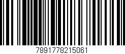 Código de barras (EAN, GTIN, SKU, ISBN): '7891778215061'