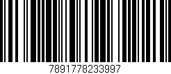 Código de barras (EAN, GTIN, SKU, ISBN): '7891778233997'