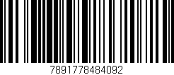 Código de barras (EAN, GTIN, SKU, ISBN): '7891778484092'