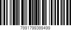 Código de barras (EAN, GTIN, SKU, ISBN): '7891799389499'