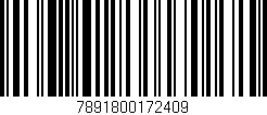 Código de barras (EAN, GTIN, SKU, ISBN): '7891800172409'