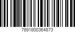 Código de barras (EAN, GTIN, SKU, ISBN): '7891800364873'