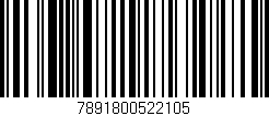 Código de barras (EAN, GTIN, SKU, ISBN): '7891800522105'