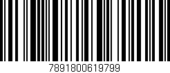 Código de barras (EAN, GTIN, SKU, ISBN): '7891800619799'