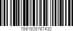 Código de barras (EAN, GTIN, SKU, ISBN): '7891828787432'