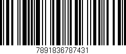 Código de barras (EAN, GTIN, SKU, ISBN): '7891836787431'