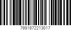 Código de barras (EAN, GTIN, SKU, ISBN): '7891872213017'