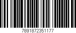 Código de barras (EAN, GTIN, SKU, ISBN): '7891872351177'