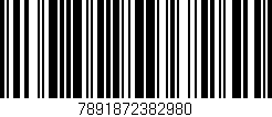 Código de barras (EAN, GTIN, SKU, ISBN): '7891872382980'