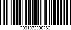 Código de barras (EAN, GTIN, SKU, ISBN): '7891872390763'