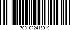 Código de barras (EAN, GTIN, SKU, ISBN): '7891872416319'