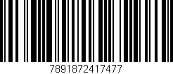 Código de barras (EAN, GTIN, SKU, ISBN): '7891872417477'