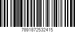 Código de barras (EAN, GTIN, SKU, ISBN): '7891872532415'