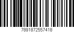 Código de barras (EAN, GTIN, SKU, ISBN): '7891872557418'