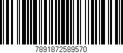 Código de barras (EAN, GTIN, SKU, ISBN): '7891872589570'