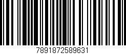 Código de barras (EAN, GTIN, SKU, ISBN): '7891872589631'