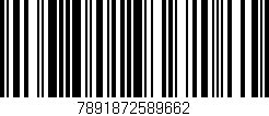 Código de barras (EAN, GTIN, SKU, ISBN): '7891872589662'