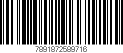 Código de barras (EAN, GTIN, SKU, ISBN): '7891872589716'