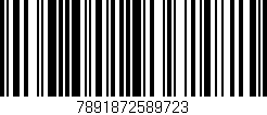 Código de barras (EAN, GTIN, SKU, ISBN): '7891872589723'
