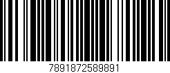 Código de barras (EAN, GTIN, SKU, ISBN): '7891872589891'