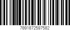Código de barras (EAN, GTIN, SKU, ISBN): '7891872597582'