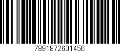 Código de barras (EAN, GTIN, SKU, ISBN): '7891872601456'