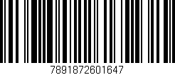 Código de barras (EAN, GTIN, SKU, ISBN): '7891872601647'