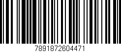 Código de barras (EAN, GTIN, SKU, ISBN): '7891872604471'