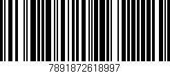 Código de barras (EAN, GTIN, SKU, ISBN): '7891872618997'